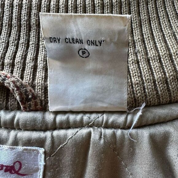 VTG Y2K Plaid Wool Grungecore Bomber Jacket Triple Five Soul  Size M - Picture 7 of 7